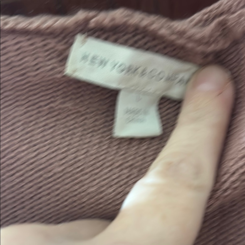 Cozy Pink Hooded Cardigan Size Large (very roomie) - Picture 3 of 4